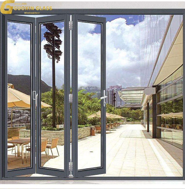 Double Glazed Exterior Patio Bifold Door for Enhanced Insulation