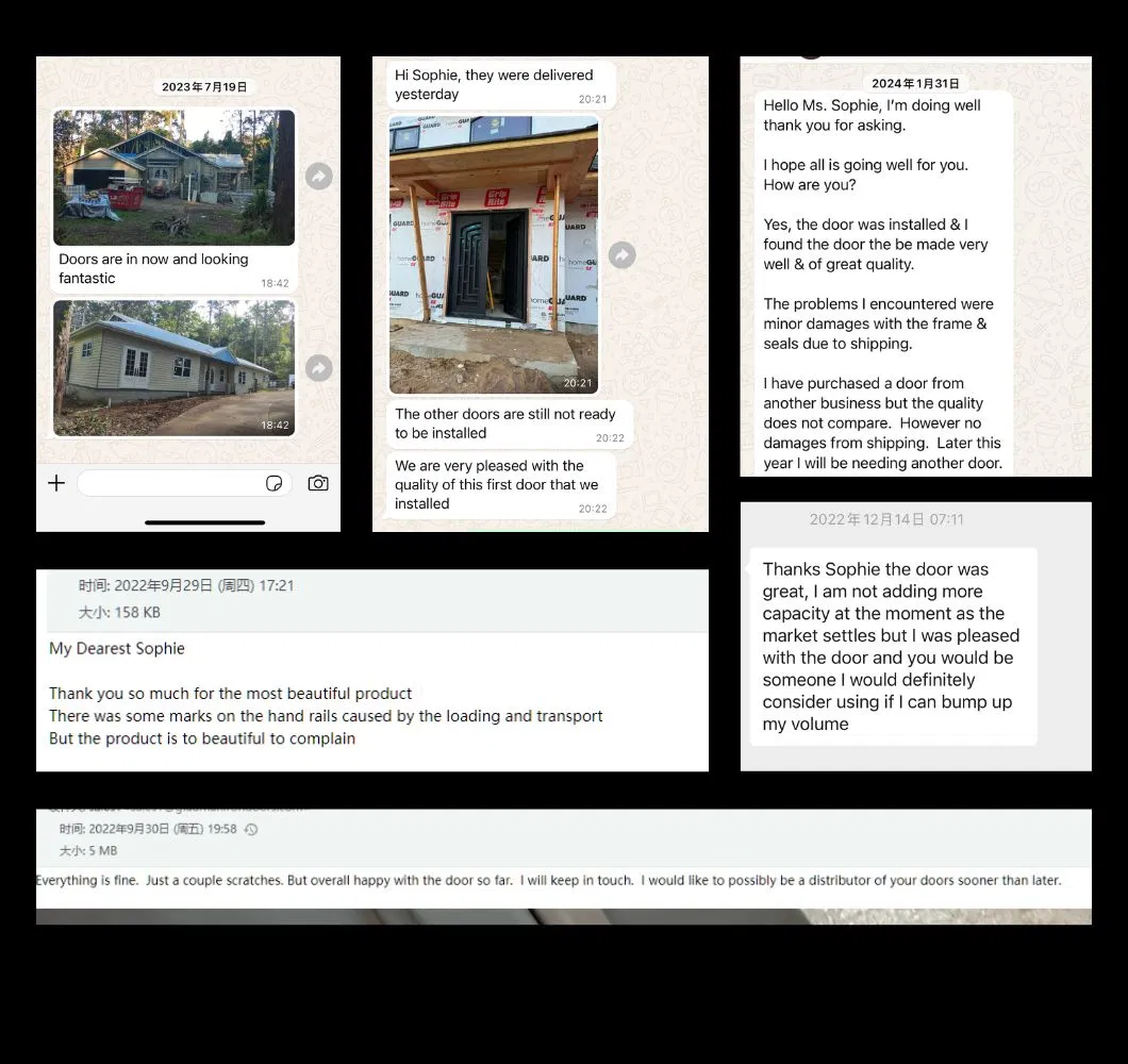 Customer reviews of steel doors