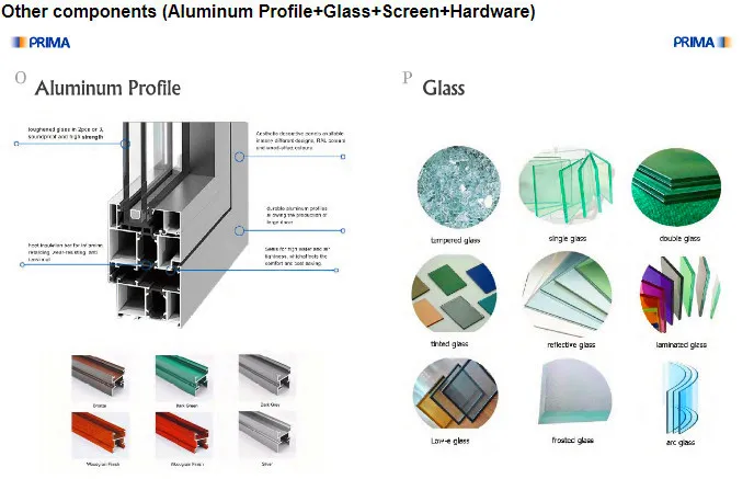 Aluminium Sliding Bifold Folding Doors