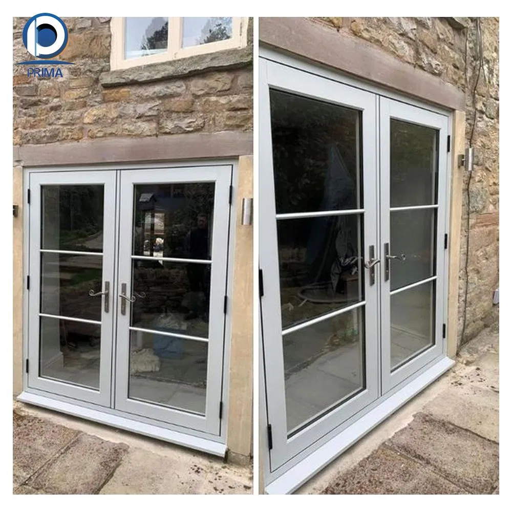 UPVC Door Strong Security System Durable Residential Front Access UPVC Door