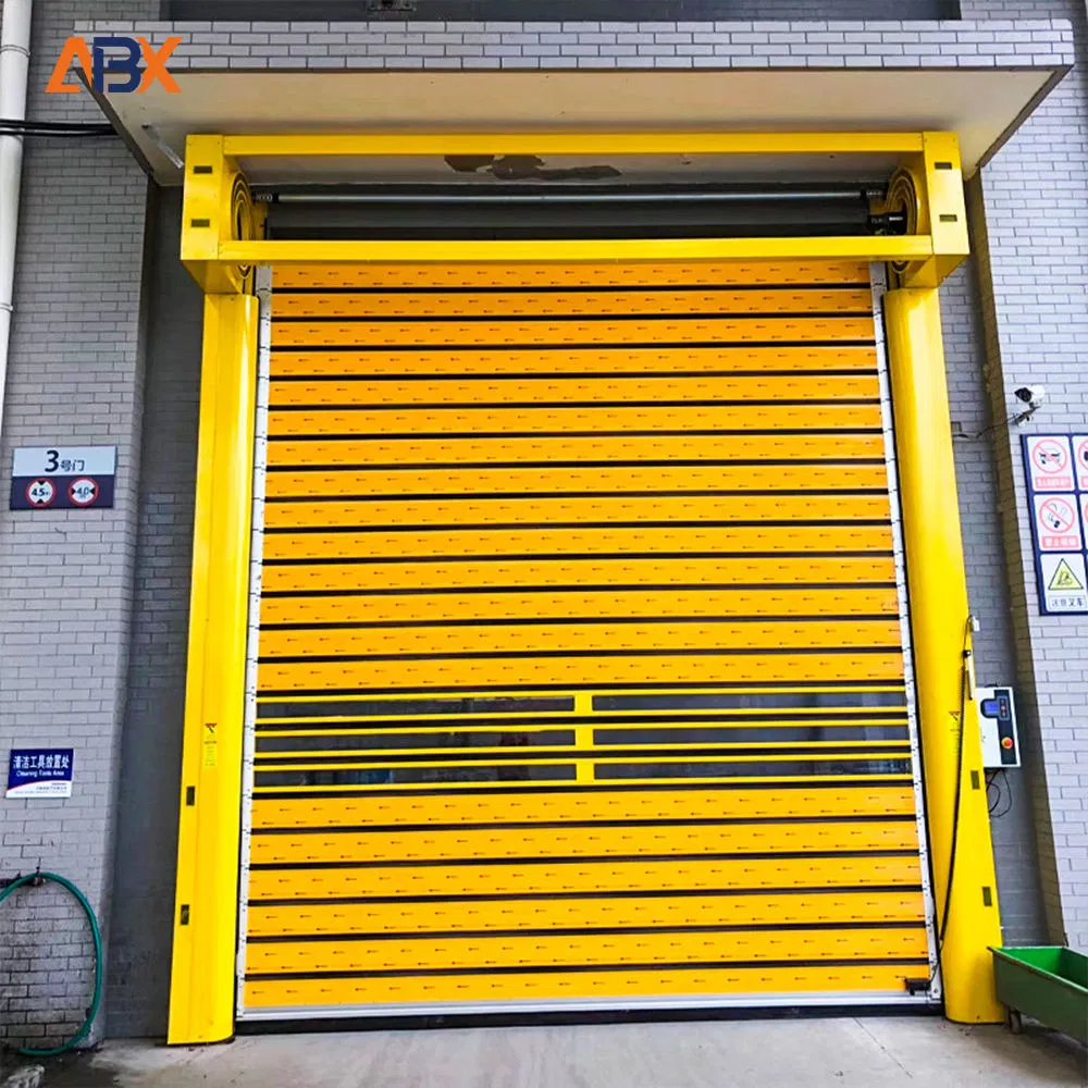 Industrial Automatic Roller Shutter High-Speed Thermal Insulated Aluminum Alloy Hard Spiral Door for Automobile Garage