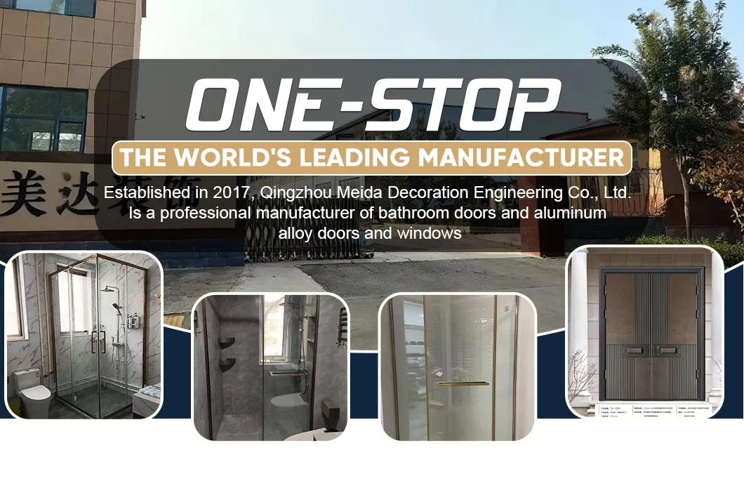 Hotel Sliding Glass Bathroom Door