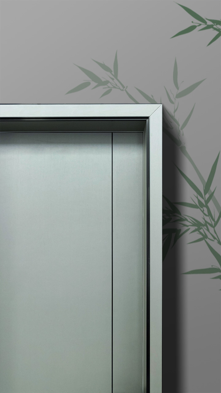 Stylish Waterproof Hotel WPC Wood Wooden Fiberglass MDF Door Entry Door