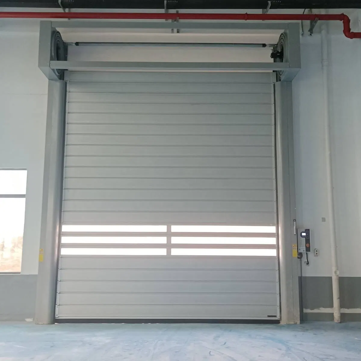 Industrial Automatic Roller Shutter High-Speed Thermal Insulated Aluminum Alloy Hard Spiral Door for Automobile Garage