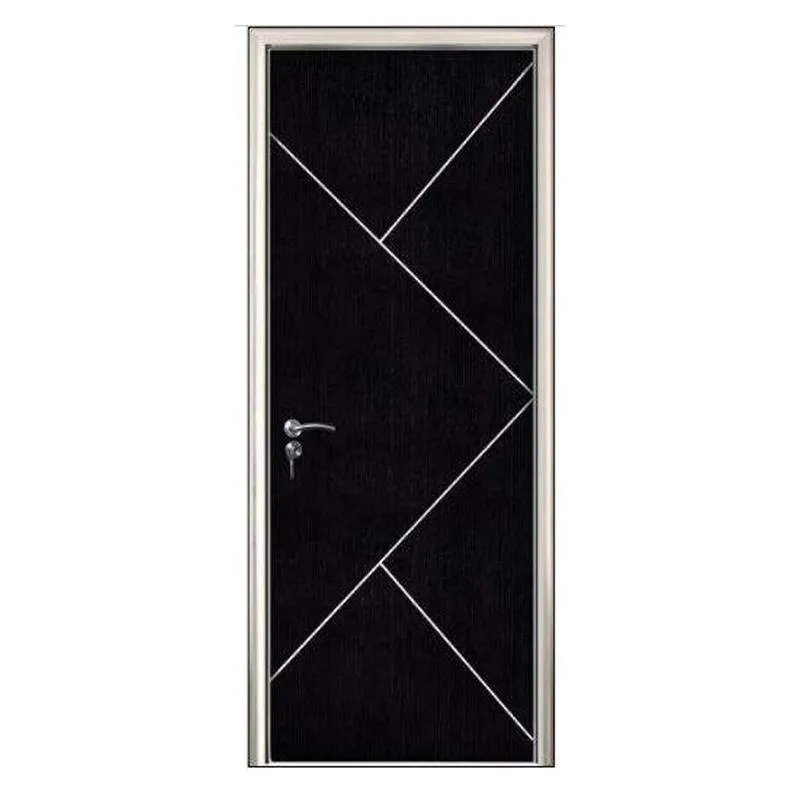 Hotel Room Door Aluminum Wood Composite Door Aluminum Alloy Imitation Wood Door