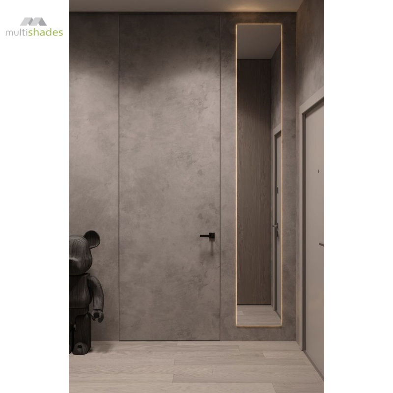Multishades High Quality Frameless Invisible Interior Door Concise Design Customized Hidden Door for Secret Room