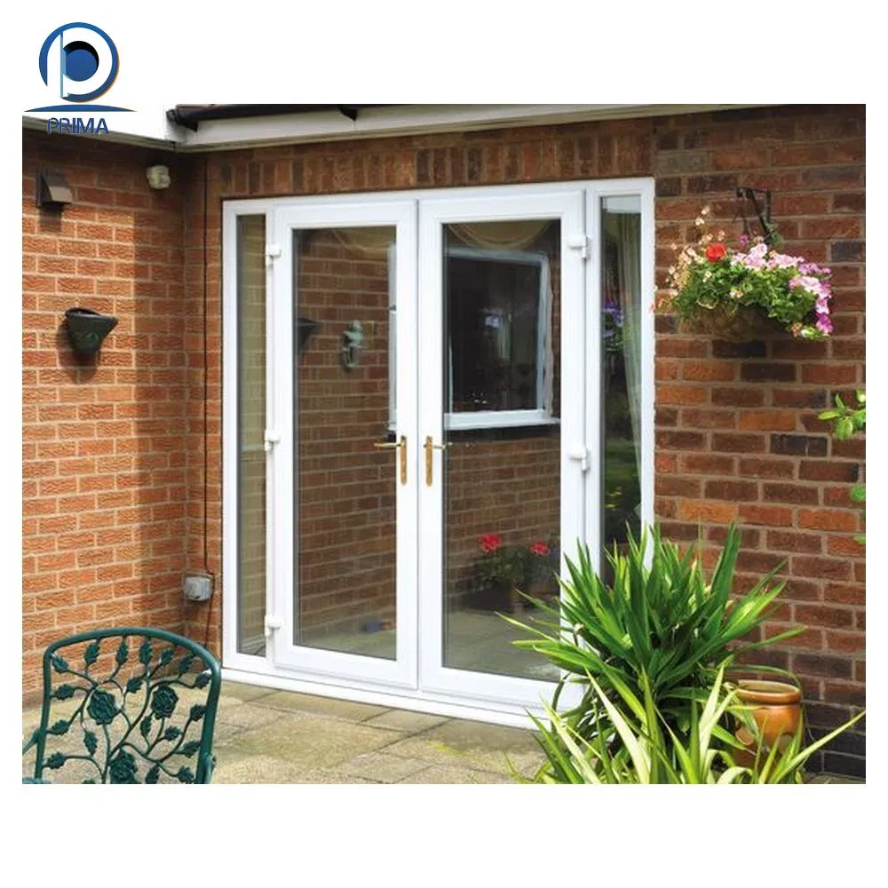 Door Double Customized Great Britain Popular Style Residential UPVC Doors