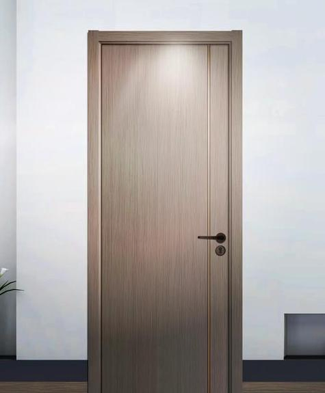 Durable with Warm Acoustic Soundproofing Elements Wood Door