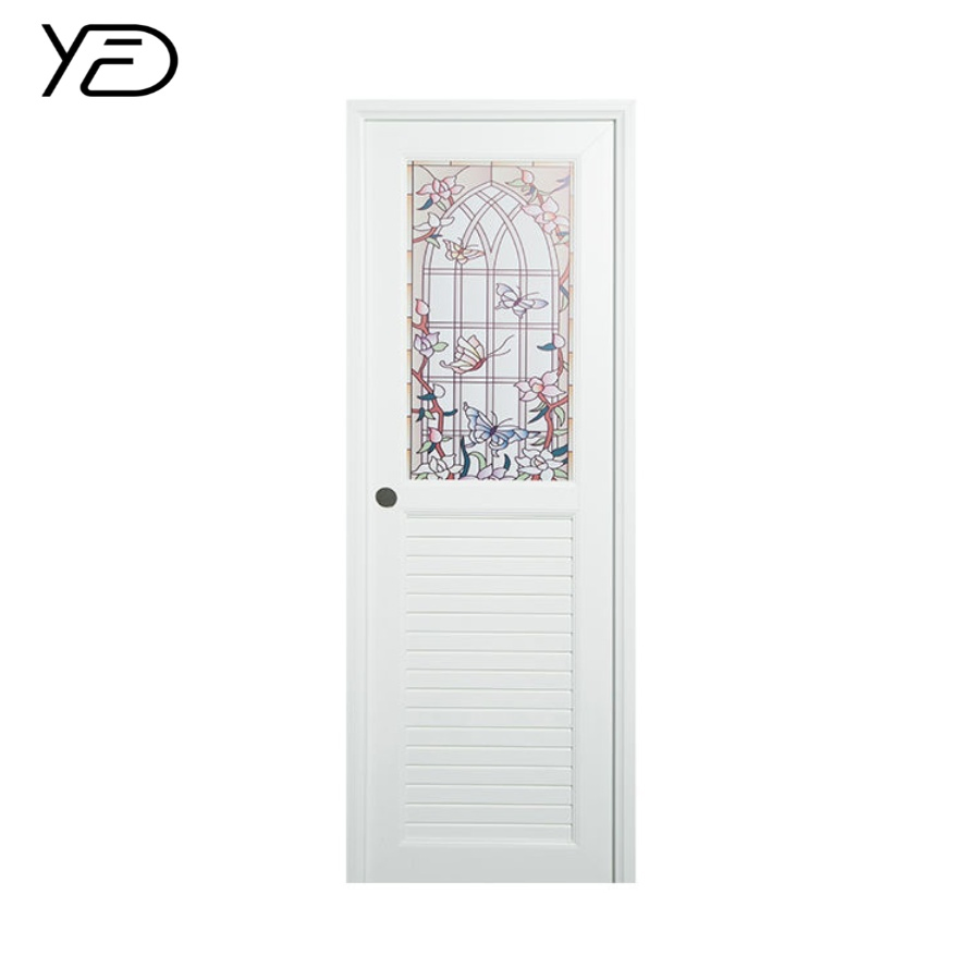 China Manufacturer Waterproof Interior Wooden Barn Door Sliding Black Color Modern Door Set