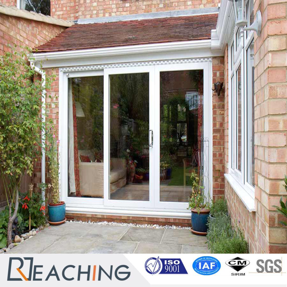 UPVC/ PVC Sliding Door Garden Glass Serurity Door for Residential House
