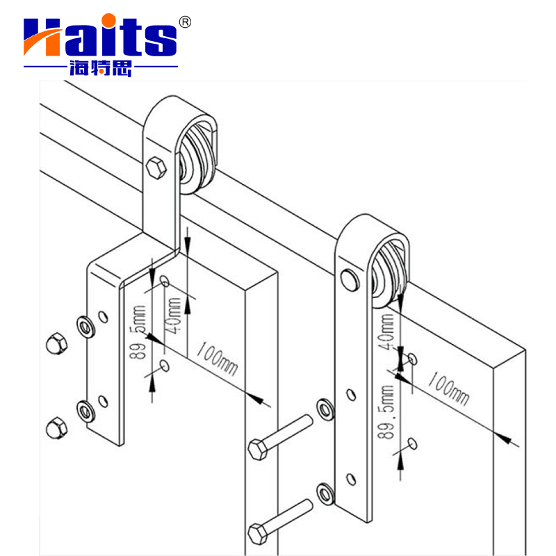 Door Hardware Kits Diamond Shape Sliding Barn Door Accessories