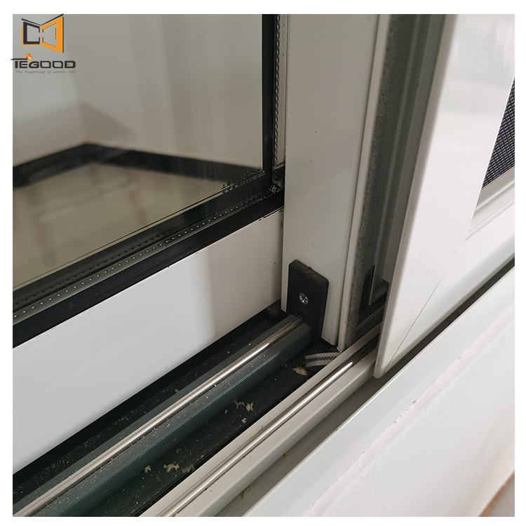 White Window Design Cheap Price Double Glazed Residential House UPVC Sliding Windows Doors
