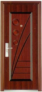 Nueva Puerta de Acero Diseño Nuevo Puerta de Hoja Única Puerta de Seguridad de Acero