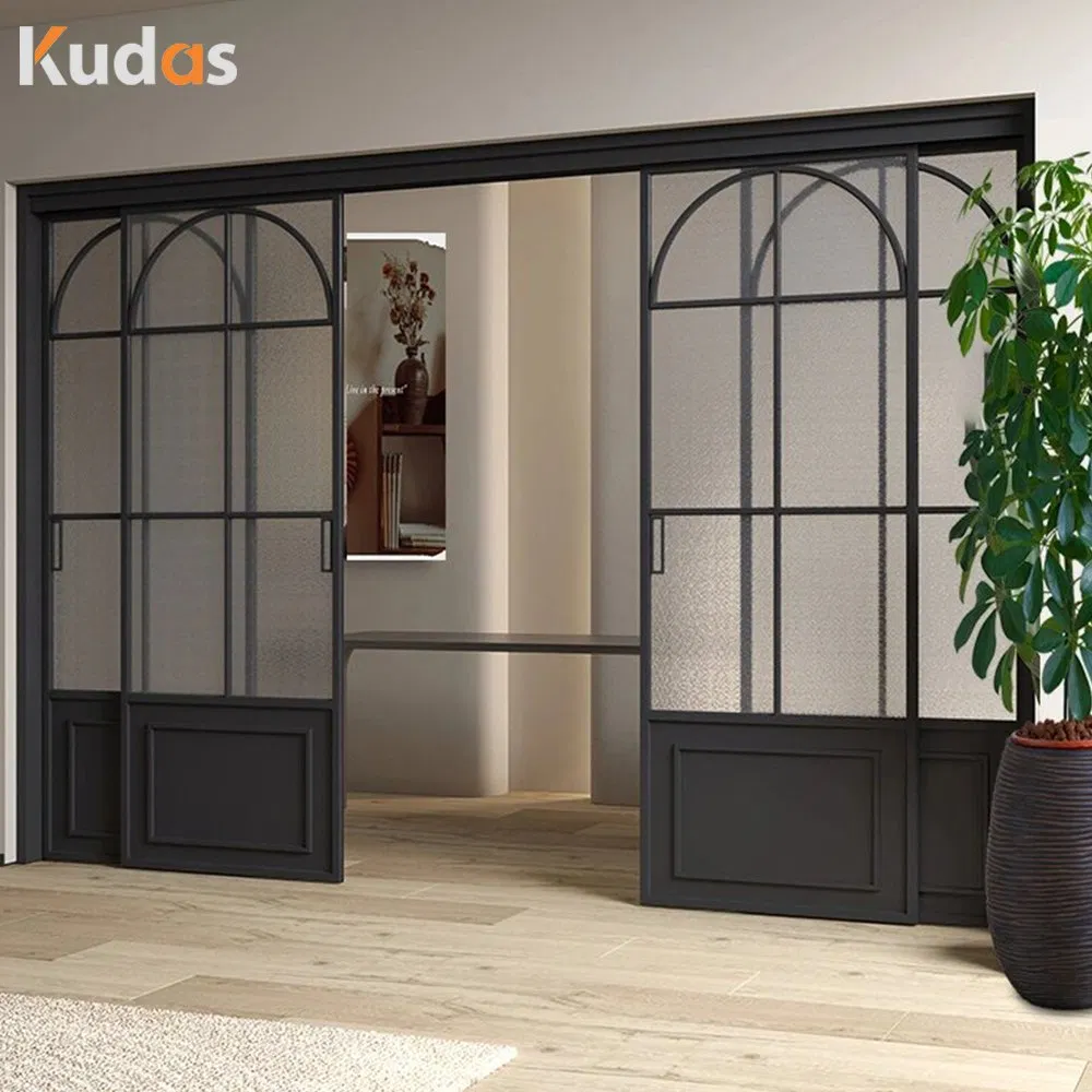 Wholesale Commercial UPVC Exterior Double Casement Door Residential Swing Patio Door