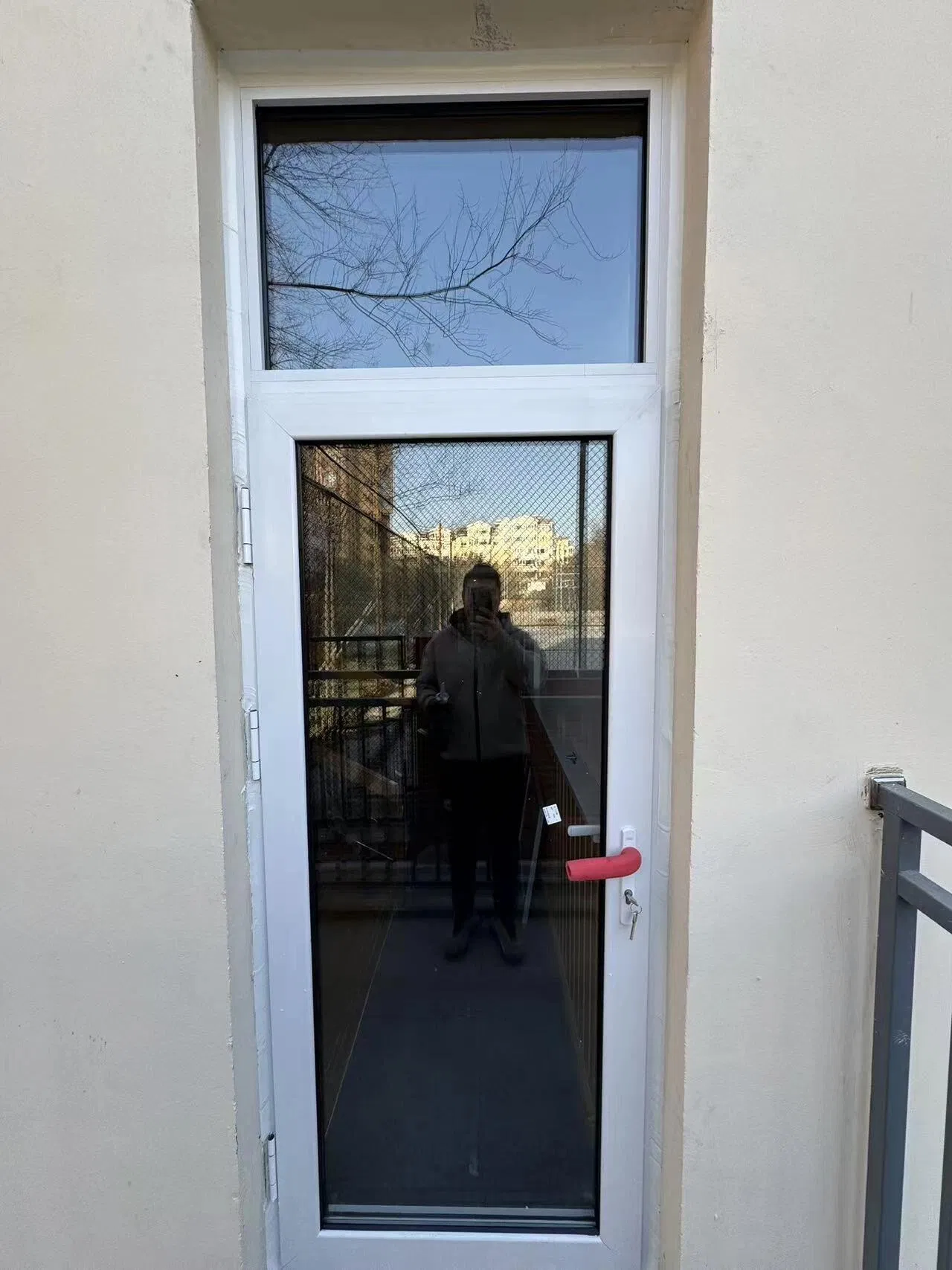 60 Series PVC/UPVC Casement Doors with Double Glazing, Multi-Point Lock &amp; EPDM Seal for Residential Use