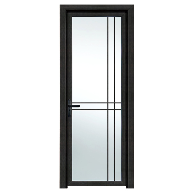 Botswanian Aluminium Alloy Waterproof Open Door, Bathroom Swing Door, Toilet Hinged Door