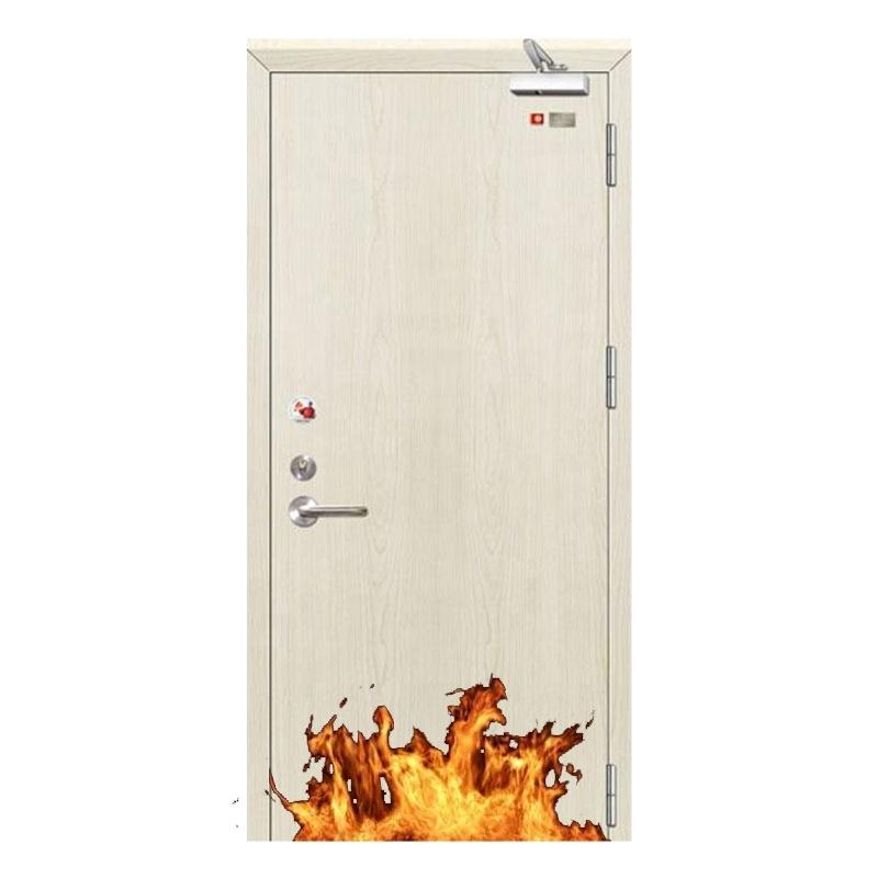 Foshan Emergency Exit Fireproof Metal Door Steel Fire Rated Escape Doors for Hotel, School, Hospital, Apartment