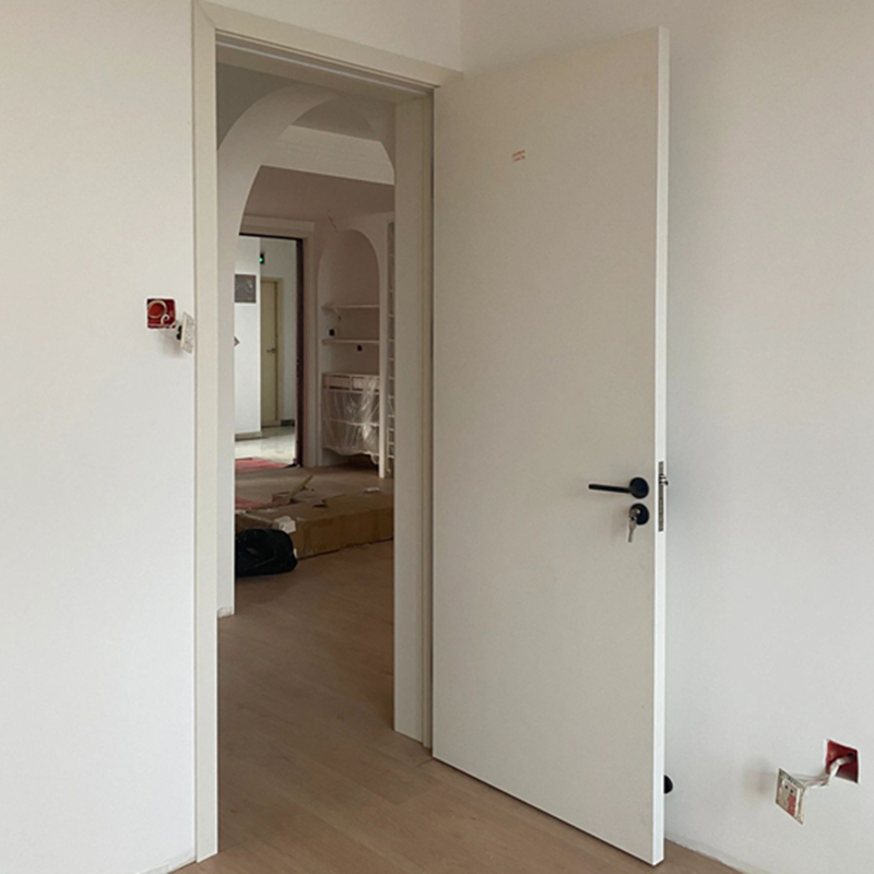 China Wholesale Wall Hiding Interior Front HDF Internal Laminated Main Wooden Door Design Invisible Concealed Hidden Secret Interior Timber WPC Door