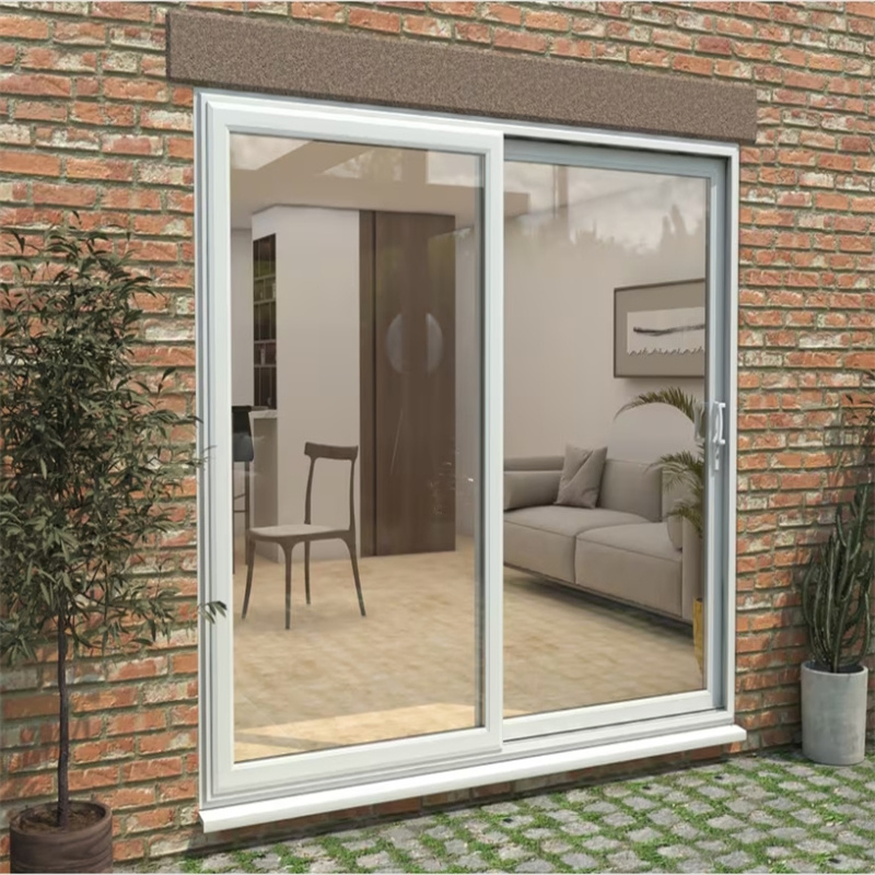 Residential House Water Proof Heat Insulation Exterior UPVC Sliding Door