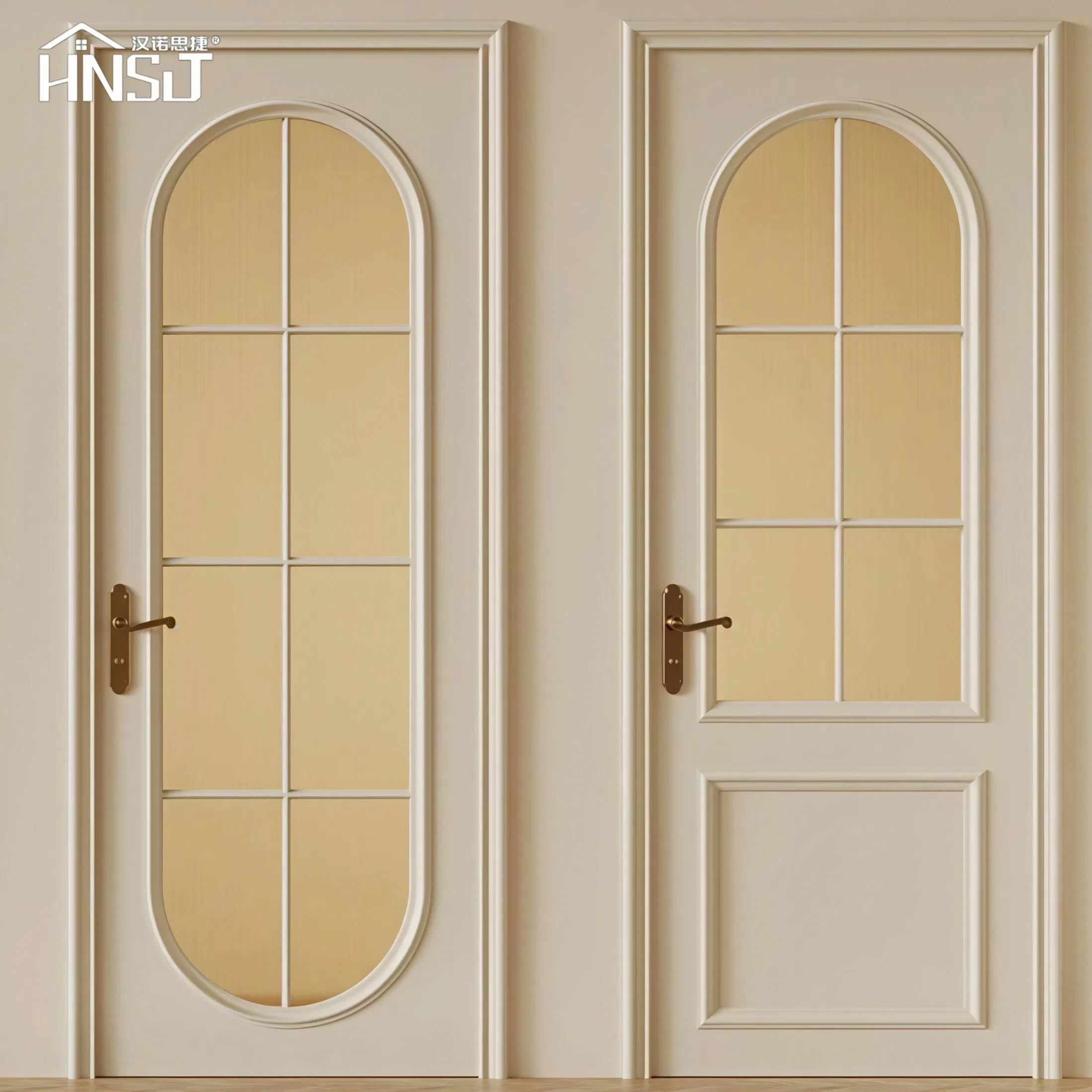 High-Quality MDF Flush Solid Core Acoustic Soundproof Door for Hotels, Apartments, Villas Renovation Composite Paint Door PVC Paint Door