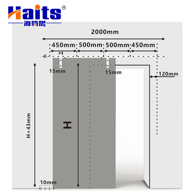 Door Hardware Kits Diamond Shape Sliding Barn Door Accessories