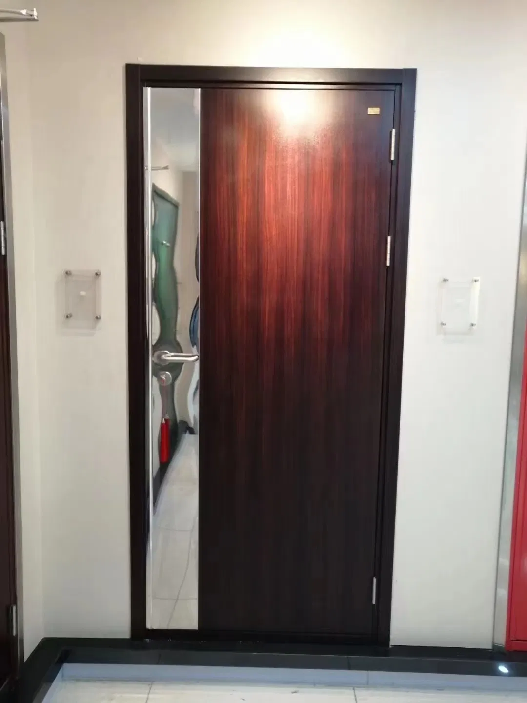 Fire Resistance and 42 dB Acoustic Proof Flush Metal Door Manufacturer Apartment Soundproof 120 Mins Fire Door