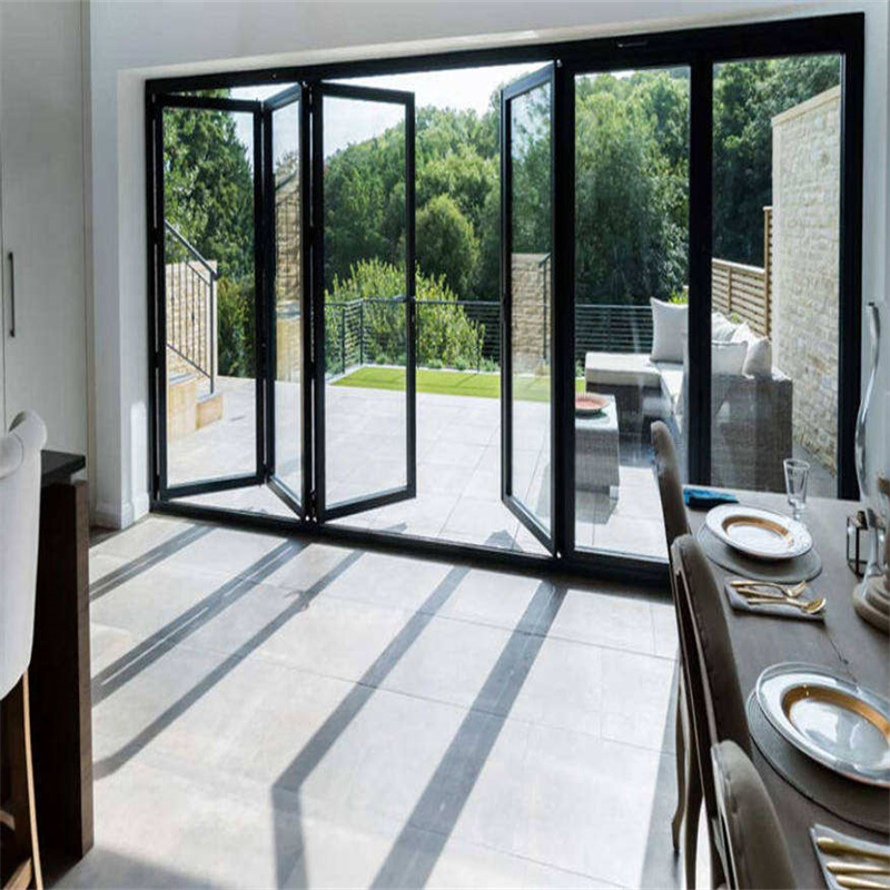 Aluminum Doors Aluminium Bifold Patio Folding Glass Doors Outswing Energy Efficient Bifold Door