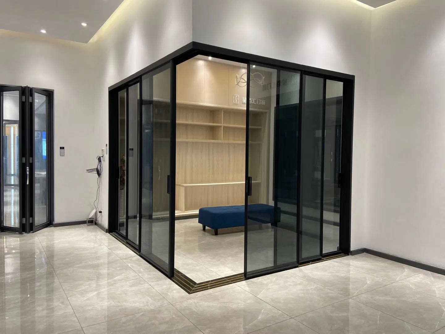 Water Proof Patio Sliding Door House Sliding Aluminum Door Sliding Doors Partition Doors Aluminum Alloy Slim Frame Modern Hotel Curma Building Material Doors