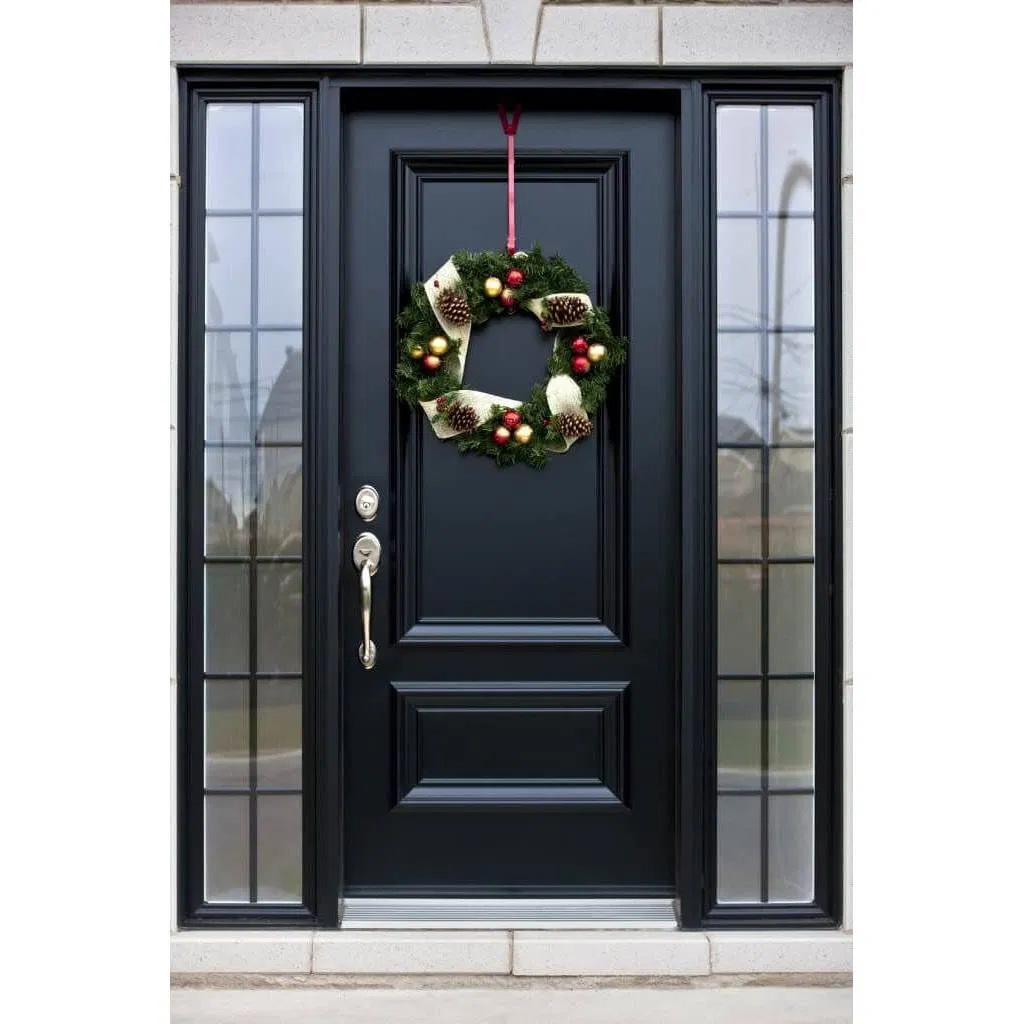 Modern Style Prehung 6 Panels White Fiberglass Moulded Design Doors Entry Front