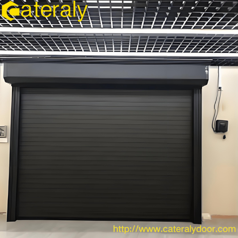 Puerta rodante de acero inoxidable resistente a la intemperie y antirrobo para la seguridad del hogar