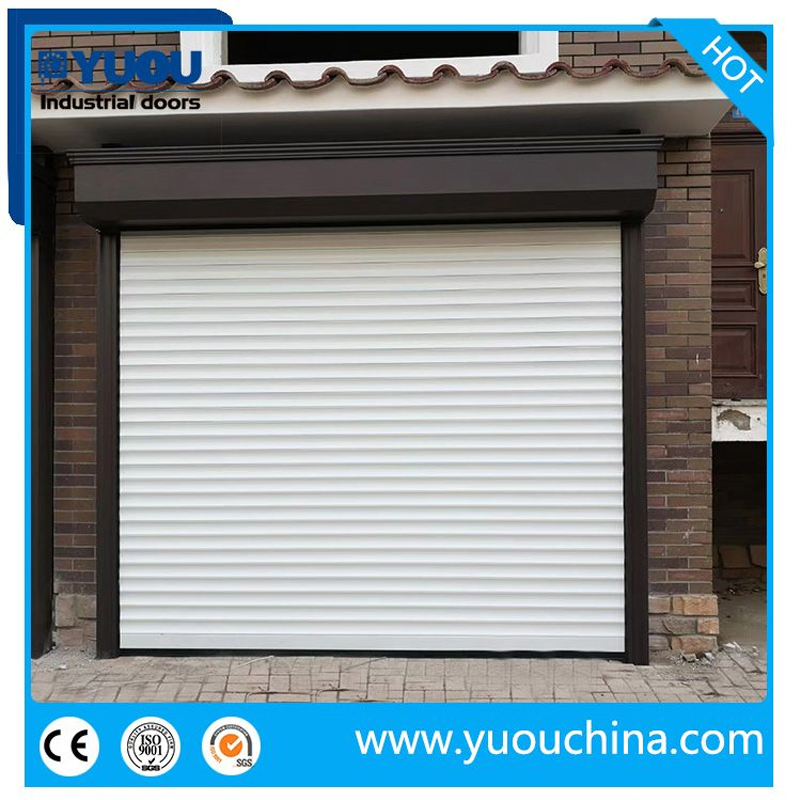 Industrial Automatic Motorized Rolling Aluminum Alloy Roll up Overhead Roller Shutter Garage Door for Warehouse