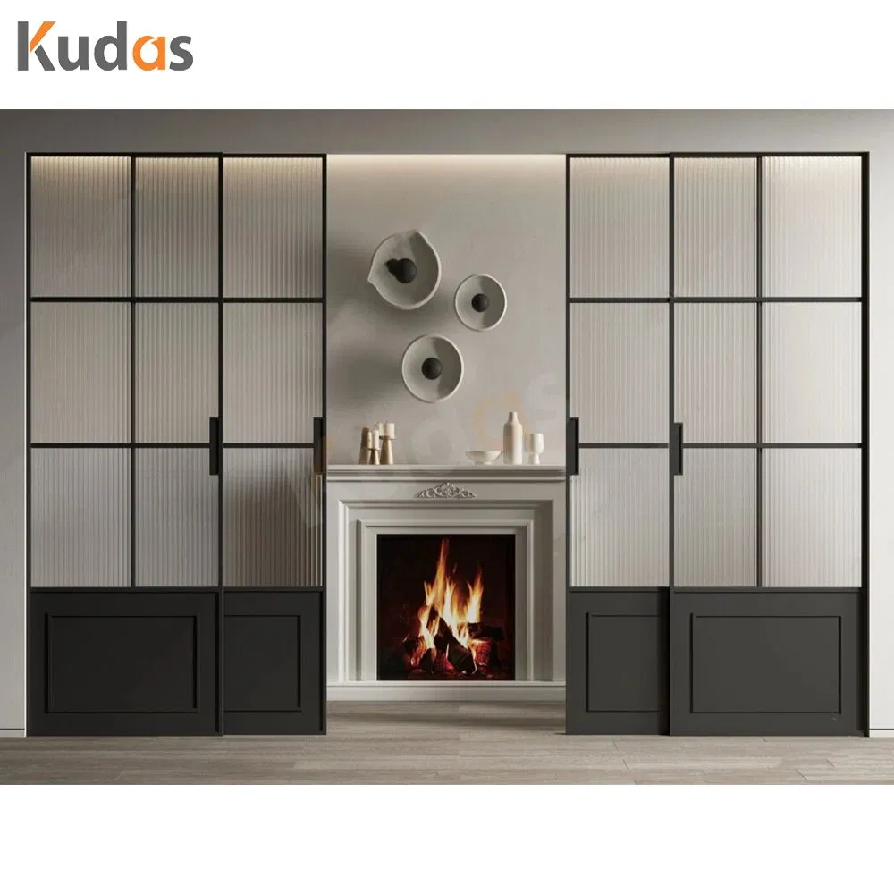 Wholesale Commercial UPVC Exterior Double Casement Door Residential Swing Patio Door