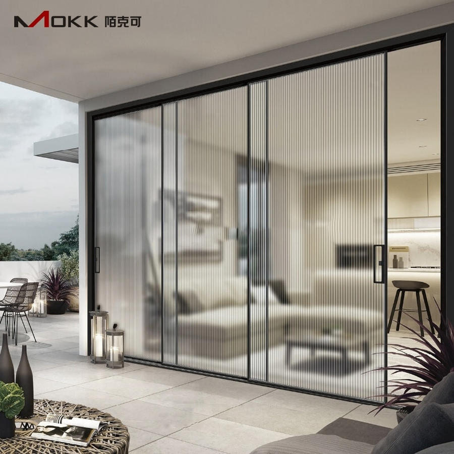 High-Quality Aluminum Alloy Sliding Rail Glass; Sliding Door; Interior Door Glass Doors and Sliding Doors Suitable for Hotels, Villas, and Apartments
