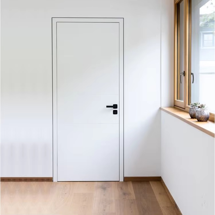 Professional Manufacturer Frameless Secret Doors Wood Invisible Flush Wooden Concealed Hidden Room Invisible Door