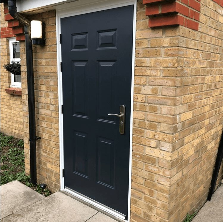 Mejor precio en China puerta de entrada de acero de alta calidad y a prueba de agua, puertas de seguridad de acero para exteriores