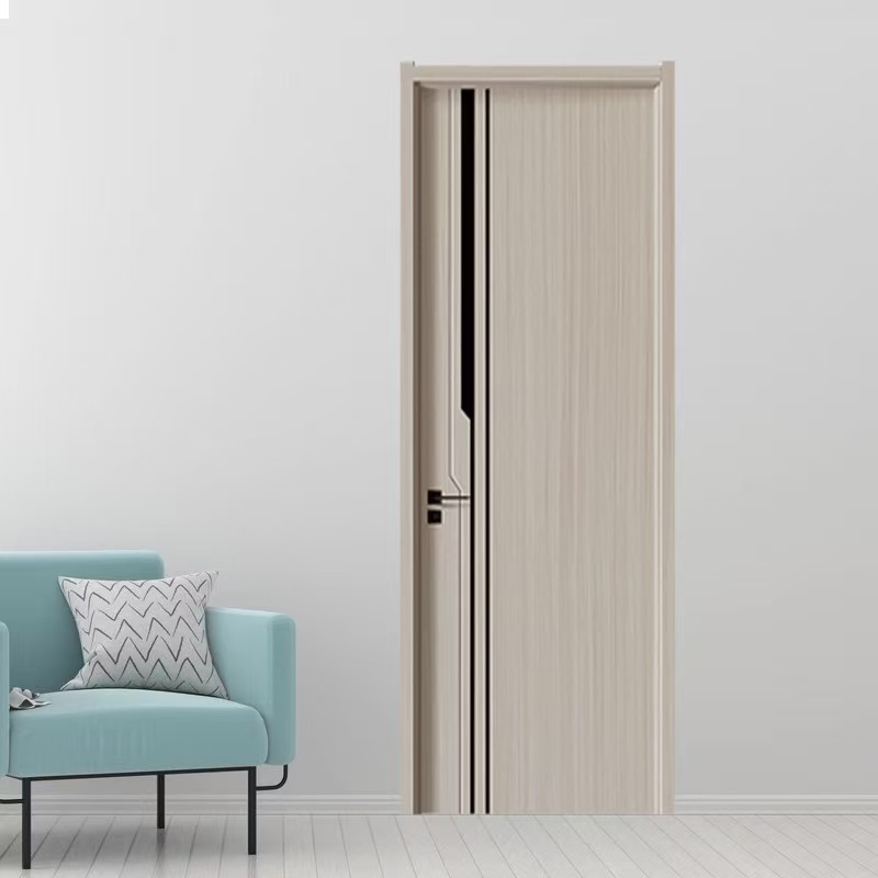 Soundproof Bedroom 45dB Stc/Acoustic Se Durable PVC Doors WPC Edge Banding Door