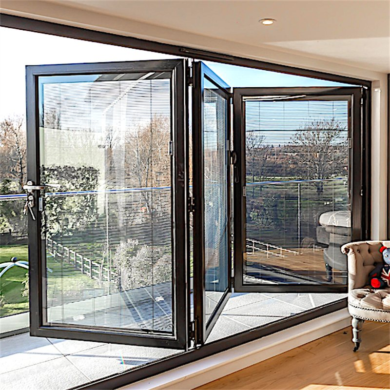 Aluminum Doors Aluminium Bifold Patio Folding Glass Doors Outswing Energy Efficient Bifold Door