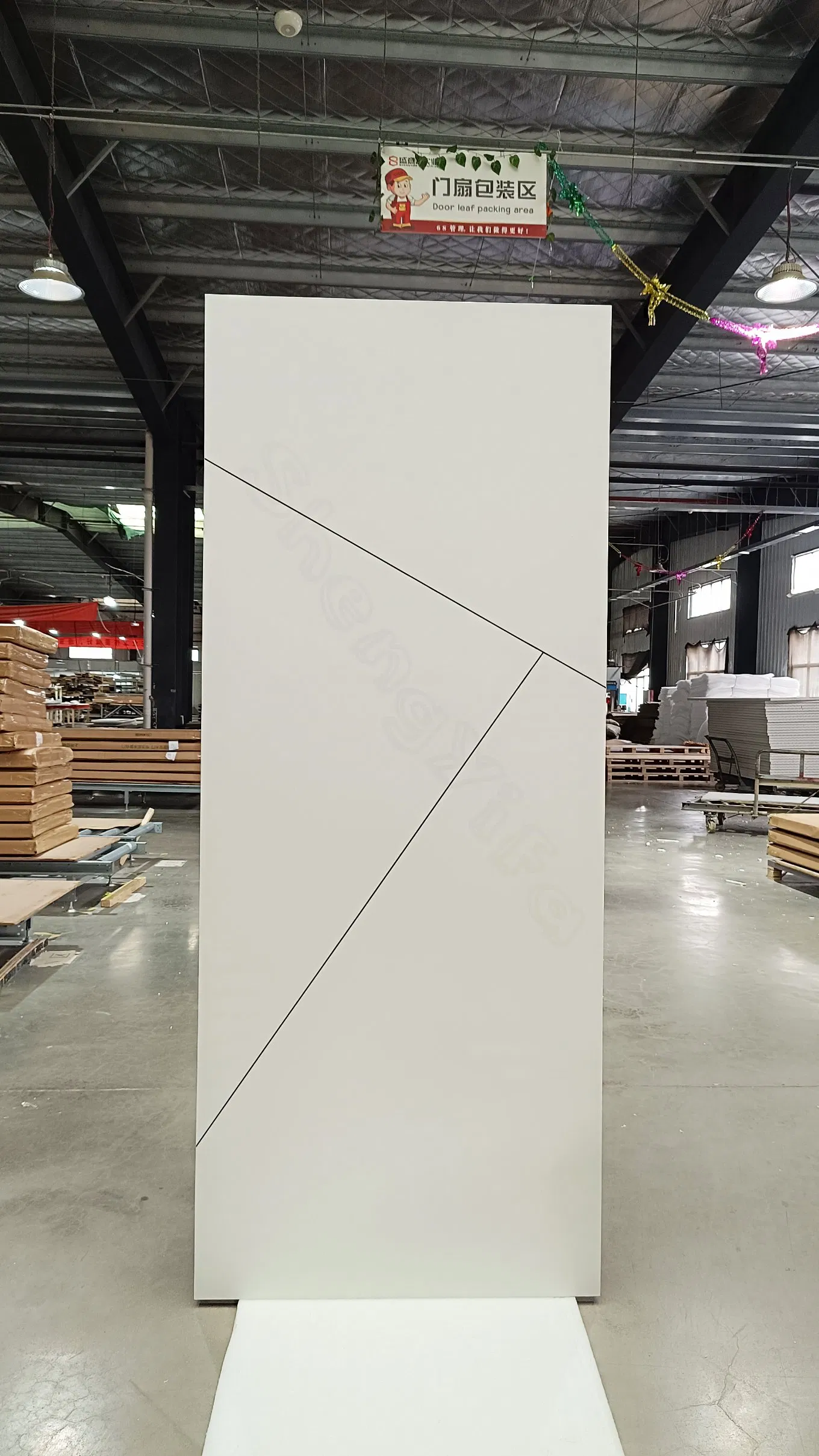 Shengyifa Soundproof Interior WPC Composite Sliding Barn Door