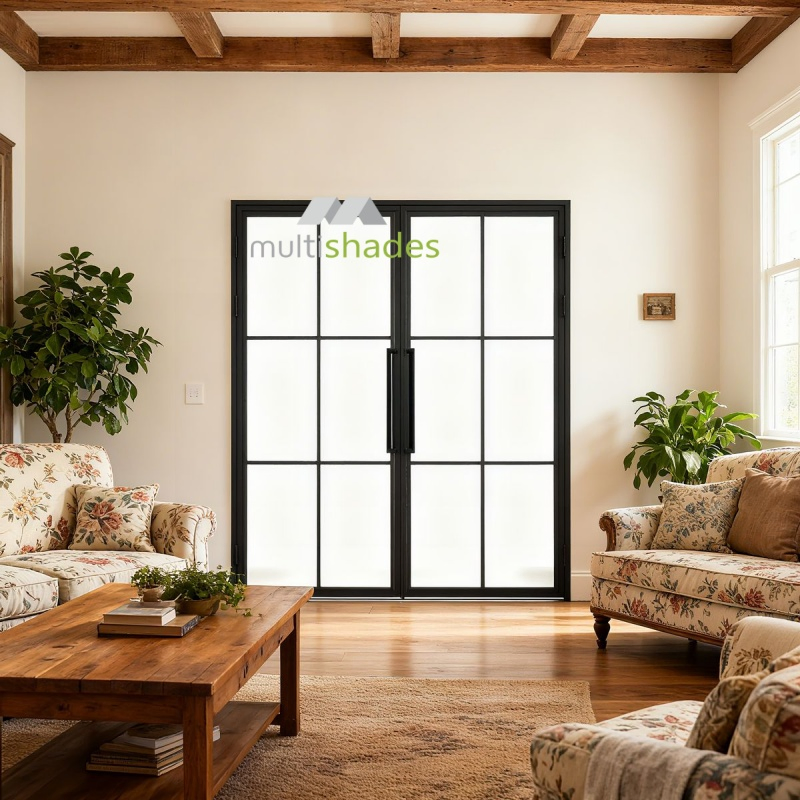 Diseño francés elegante puerta de aluminio para interiores con estilo puerta interior de aluminio duradera con soluciones de seguridad avanzadas de marca líder