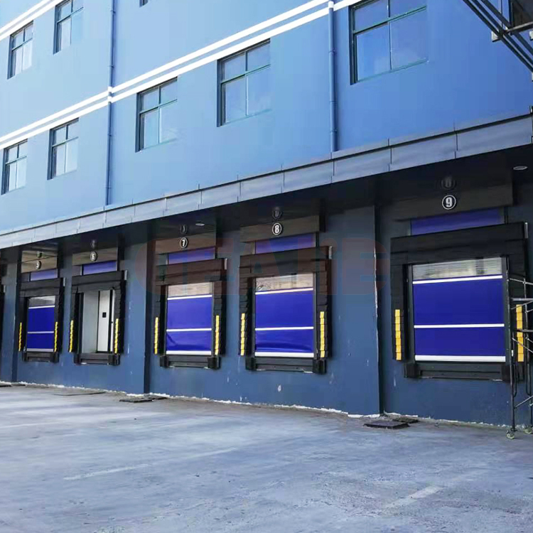 Fabricante Proveedores Mayorista Seguridad PVC Puerta Enrollable de Alta Velocidad