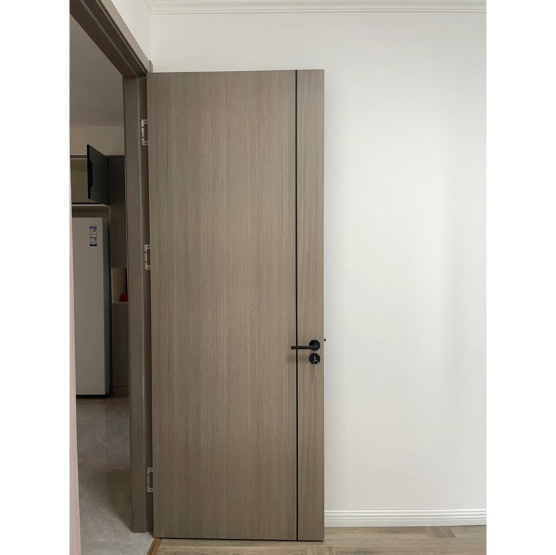 Modern Wholesale Customized Furniture Decor High Quality Flush Bookshelf Secret Interior WPC Solid Wooden Main Door Bookcase Hidden Invisible Murphy Door for Ho