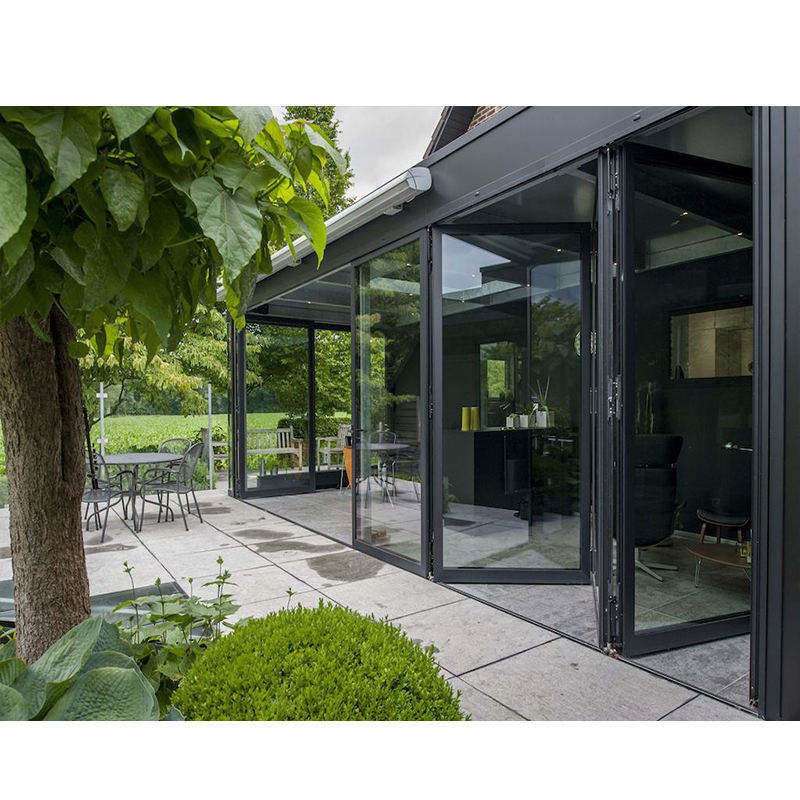 Aluminum Doors Aluminium Bifold Patio Folding Glass Doors Outswing Energy Efficient Bifold Door