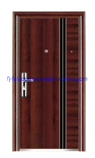 Puerta de seguridad de acero deslizante frontal más barata y antirobo