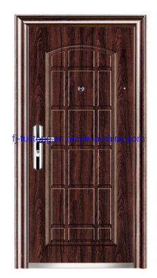 Puerta de seguridad de acero deslizante frontal más barata y antirobo