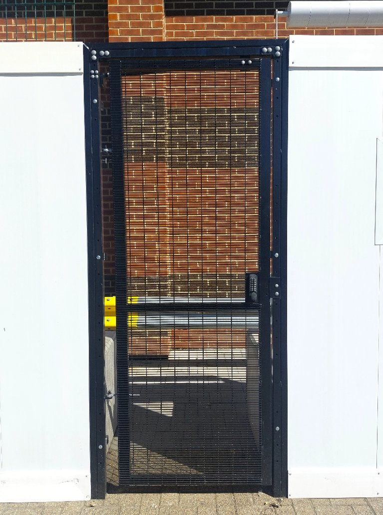 Puertas de seguridad para escuelas primarias, puertas de seguridad con cerraduras horizontales y verticales