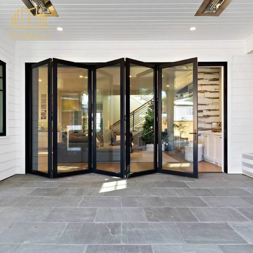 New Design Superhouse Sliding Doors Aluminum Custom Exterior Glass French Aluminum Door