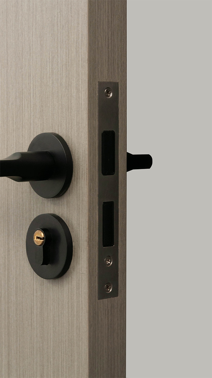 Stylish Waterproof Hotel WPC Wood Wooden Fiberglass MDF Door Entry Door