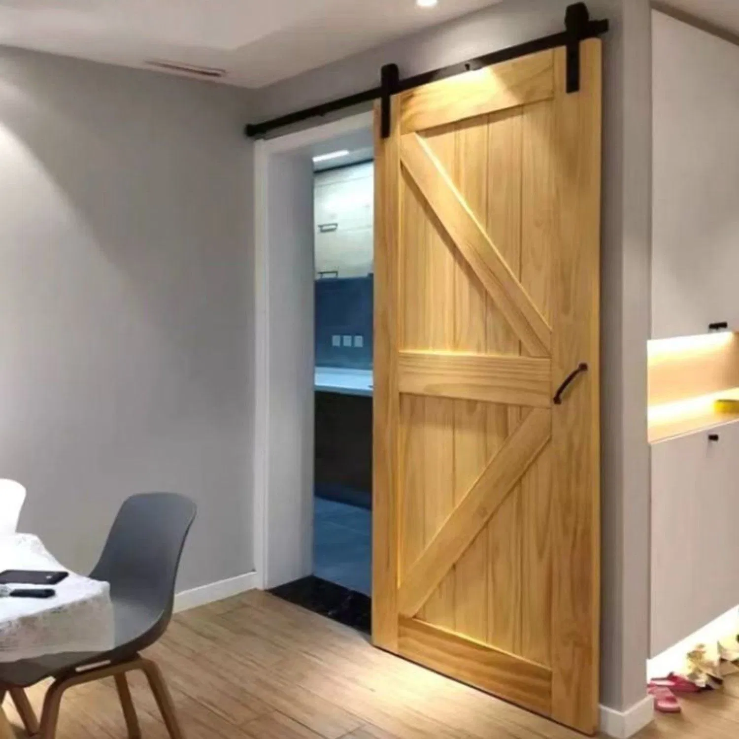 Premium Eco-Friendly Sliding Barn Door with Factory Direct Sales