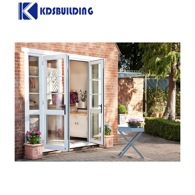 Conch White Vinyl UPVC Custom Size Window Design Double Glazed Residential Apartment Room PVC Casement Sliding Windows Doors