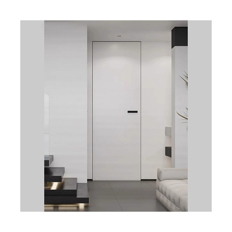 Latest Design Modern Commercial Frameless Interior Flush Concealed Invisible Wood Room Hidden Secret Door Hidden